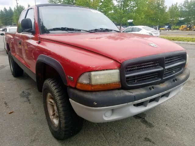 1B7GG23Y1VS277758 - 1997 DODGE DAKOTA RED photo 1