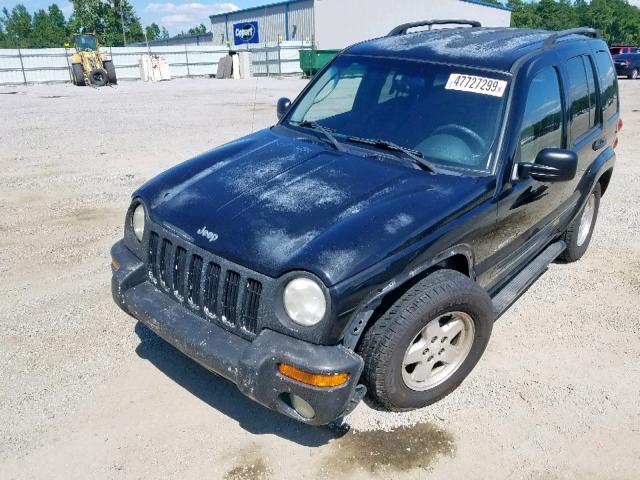 1J4GK58KX2W273128 - 2002 JEEP LIBERTY LI BLUE photo 2