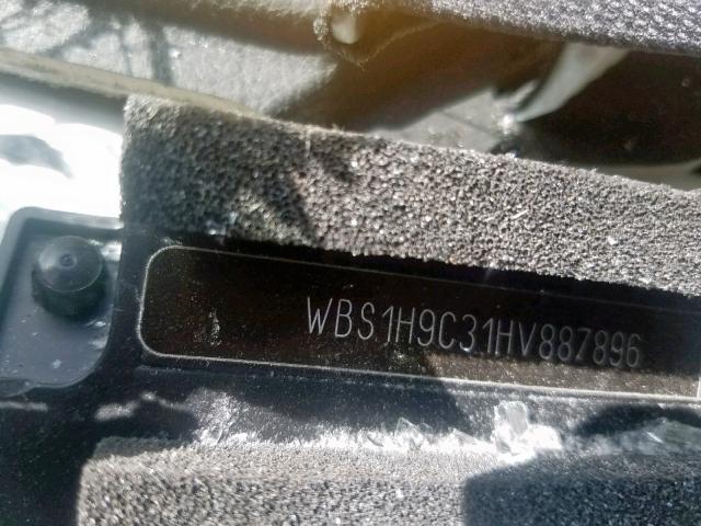WBS1H9C31HV887896 - 2017 BMW M2 WHITE photo 10