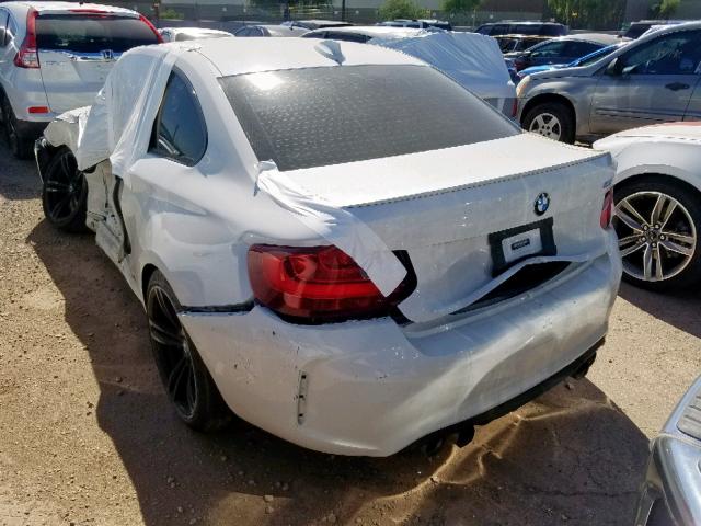 WBS1H9C31HV887896 - 2017 BMW M2 WHITE photo 3