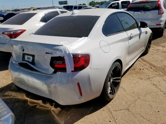 WBS1H9C31HV887896 - 2017 BMW M2 WHITE photo 4