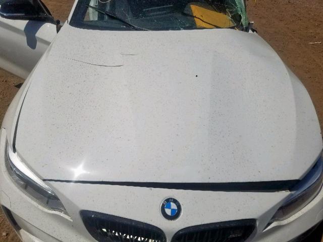 WBS1H9C31HV887896 - 2017 BMW M2 WHITE photo 7