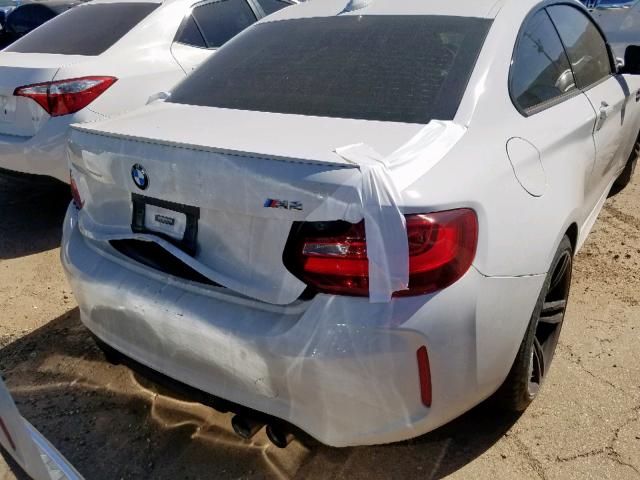 WBS1H9C31HV887896 - 2017 BMW M2 WHITE photo 9
