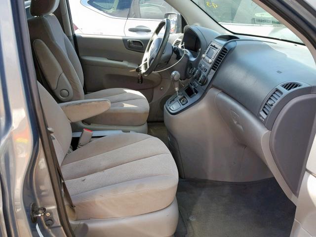 KNDMB233096295432 - 2009 KIA SEDONA EX BLUE photo 5