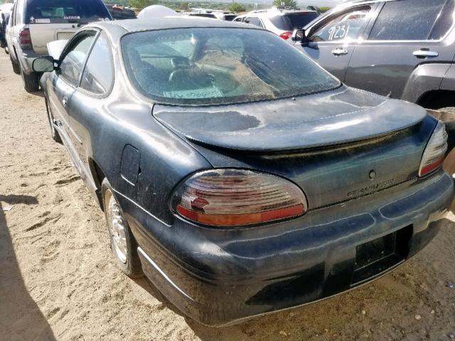 1G2WP12K3VF293797 - 1997 PONTIAC GRAND PRIX BLACK photo 3