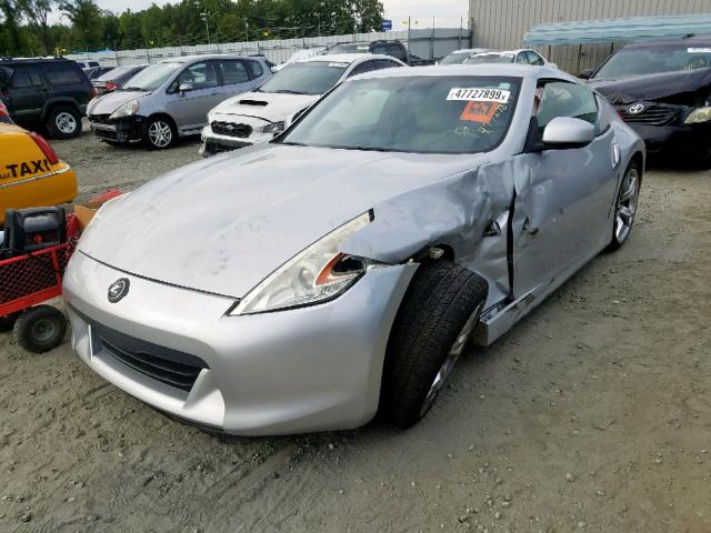 JN1AZ4EH3CM561955 - 2012 NISSAN 370Z BASE SILVER photo 2