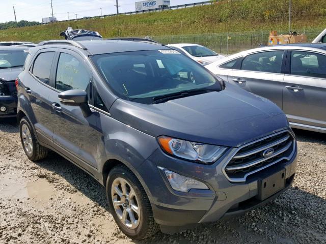 MAJ3P1TE4JC235819 - 2018 FORD ECOSPORT S GRAY photo 1