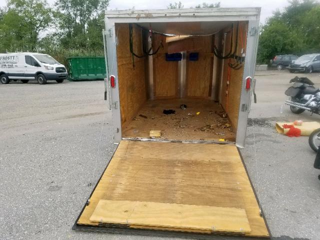 4YMCL1213EV008116 - 2014 CARGO TRAILER BLACK photo 7