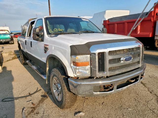 1FTWW31Y98EA60193 - 2008 FORD F350 SRW S WHITE photo 1