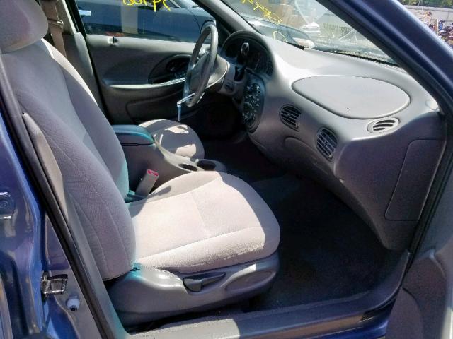 1FAFP52U9XA173996 - 1999 FORD TAURUS LX BLUE photo 5