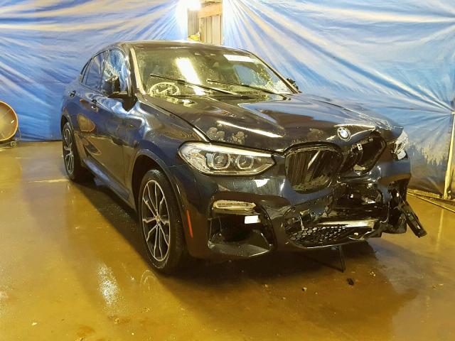 5UXUJ3C52KLG53939 - 2019 BMW X4 XDRIVE3 BLUE photo 1