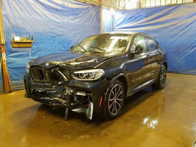 5UXUJ3C52KLG53939 - 2019 BMW X4 XDRIVE3 BLUE photo 2