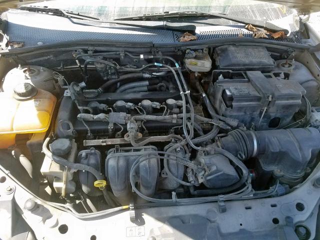 1FAHP34N27W203202 - 2007 FORD FOCUS ZX4 TAN photo 7