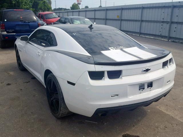 2G1FA1ED3B9139372 - 2011 CHEVROLET CAMARO LS WHITE photo 3