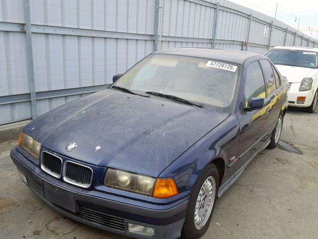 WBACB4320RFM00319 - 1994 BMW 325 I AUTO BLUE photo 2