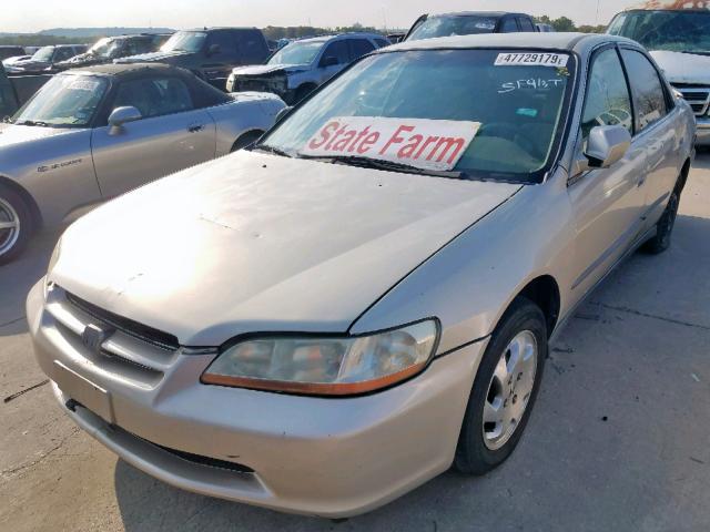 JHMCG5646YC019001 - 2000 HONDA ACCORD LX BEIGE photo 2