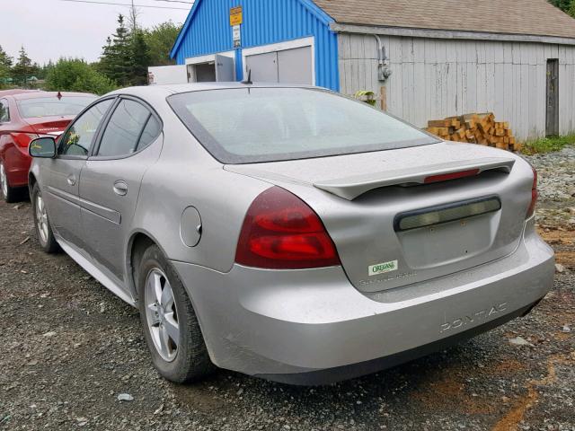 2G2WP552471189977 - 2007 PONTIAC GRAND PRIX Сұр фото 3