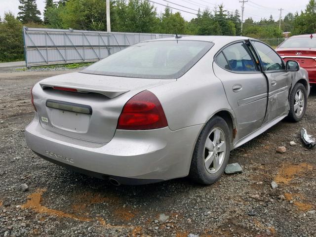 2G2WP552471189977 - 2007 PONTIAC GRAND PRIX Сұр фото 4