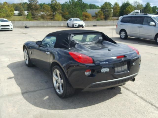 1G2MB33B96Y102096 - 2006 PONTIAC SOLSTICE BLACK photo 3