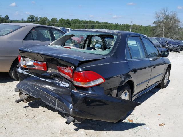 1HGCG16542A020428 - 2002 HONDA ACCORD EX BLACK photo 4