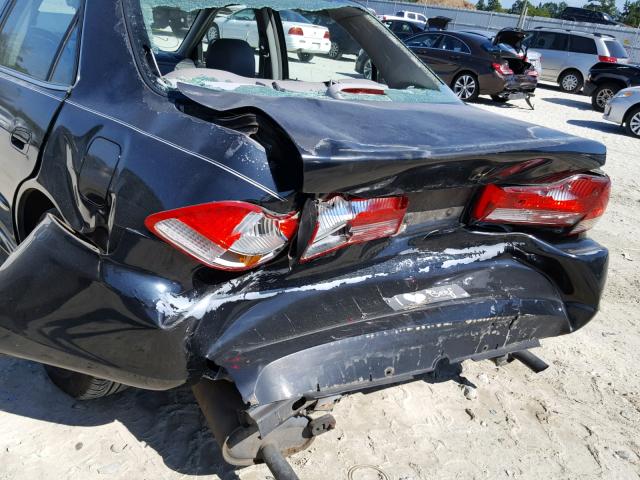 1HGCG16542A020428 - 2002 HONDA ACCORD EX BLACK photo 9