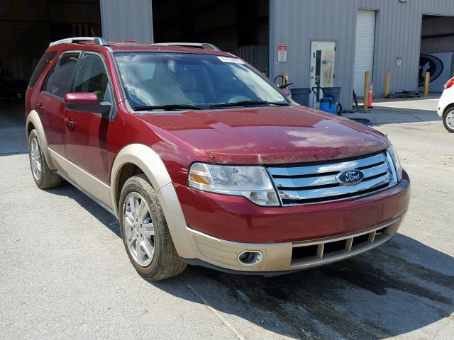 1FMDK08W78GA44922 - 2008 FORD TAURUS X E MAROON photo 1