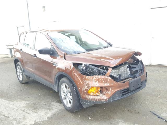 1FMCU0F7XHUE35940 - 2017 FORD ESCAPE S BROWN photo 1