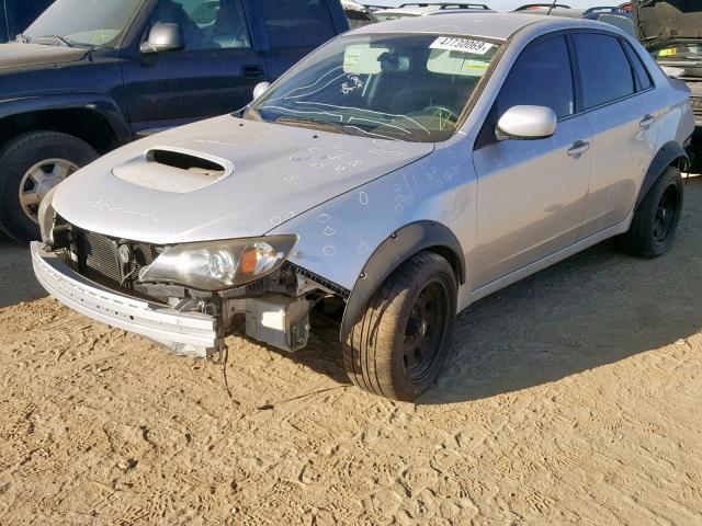 JF1GE75628G517539 - 2008 SUBARU IMPREZA WR SILVER photo 2