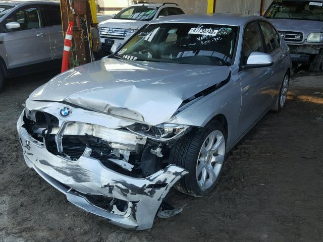 WBA3B1C50FK138734 - 2015 BMW 320 I SILVER photo 2