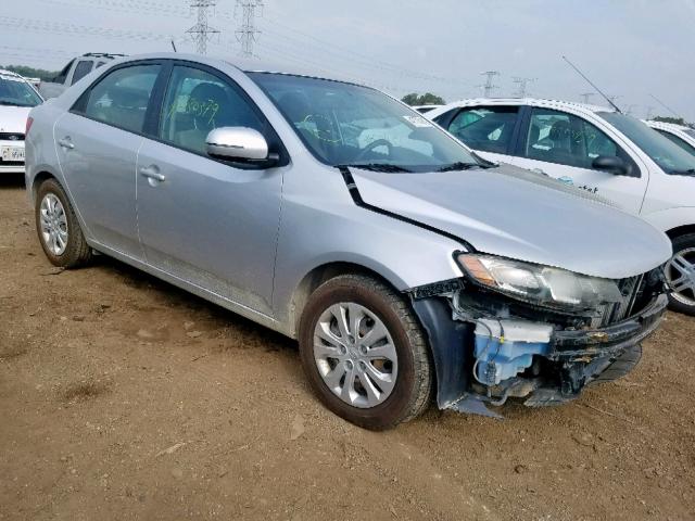 KNAFU4A29C5606357 - 2012 KIA FORTE EX SILVER photo 1