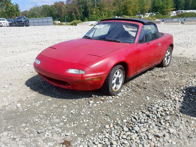 JM1NA3511L0118567 - 1990 MAZDA MX-5 MIATA RED photo 2