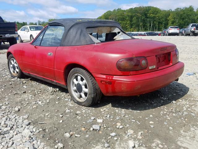 JM1NA3511L0118567 - 1990 MAZDA MX-5 MIATA RED photo 3