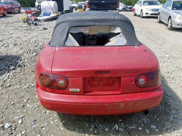 JM1NA3511L0118567 - 1990 MAZDA MX-5 MIATA RED photo 6