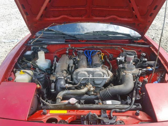 JM1NA3511L0118567 - 1990 MAZDA MX-5 MIATA RED photo 7