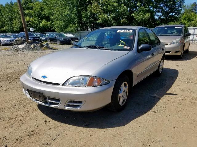 1G1JC524527216213 - 2002 CHEVROLET CAVALIER B SILVER photo 2