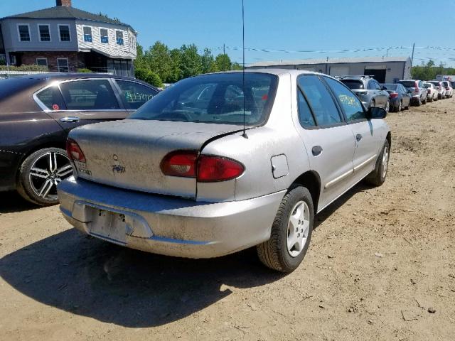 1G1JC524527216213 - 2002 CHEVROLET CAVALIER B SILVER photo 4