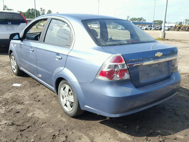 KL1TD566X7B170706 - 2007 CHEVROLET AVEO BASE Boz foto 3