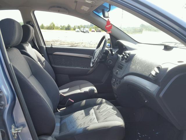 KL1TD566X7B170706 - 2007 CHEVROLET AVEO BASE Boz foto 5