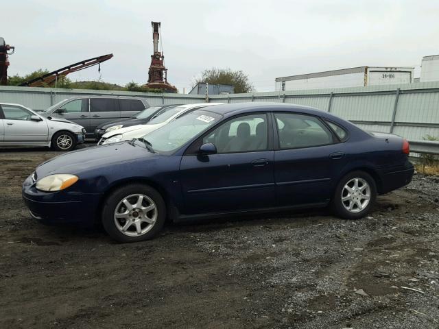 1FAFP5521YA140521 - 2000 FORD TAURUS SES BLUE photo 10