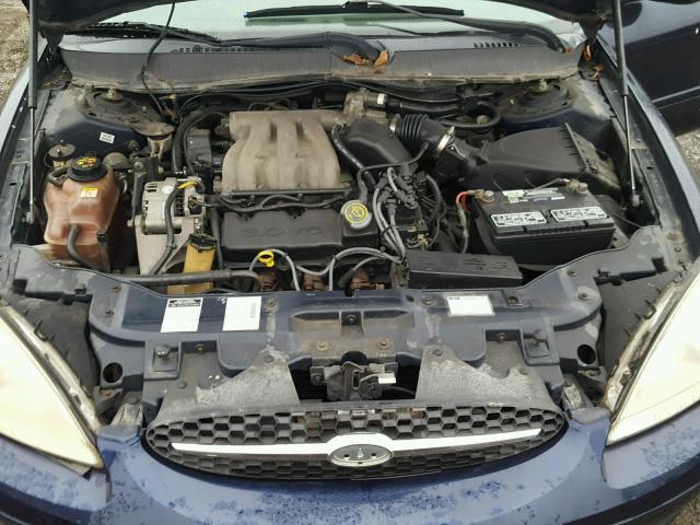 1FAFP5521YA140521 - 2000 FORD TAURUS SES BLUE photo 7