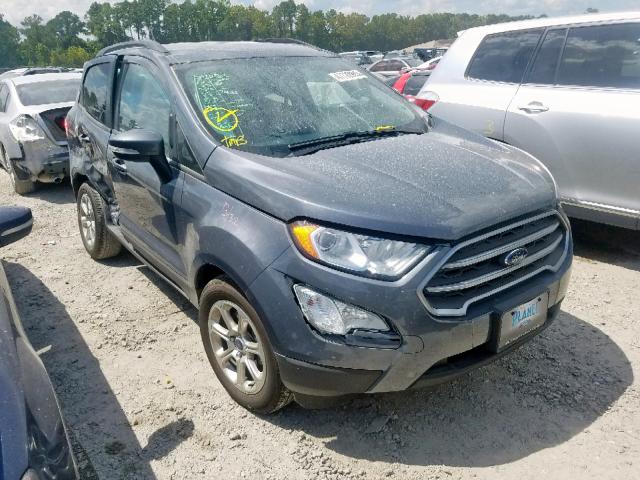 MAJ3S2GE1KC271810 - 2019 FORD ECOSPORT S GRAY photo 1