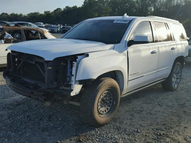 1GKS1CKJ6FR506745 - 2015 GMC YUKON DENA WHITE photo 2