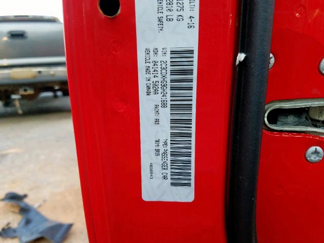 2C3CDXHG9GH241688 - 2016 DODGE CHARGER SX RED photo 10