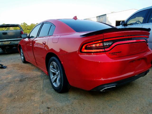 2C3CDXHG9GH241688 - 2016 DODGE CHARGER SX RED photo 3