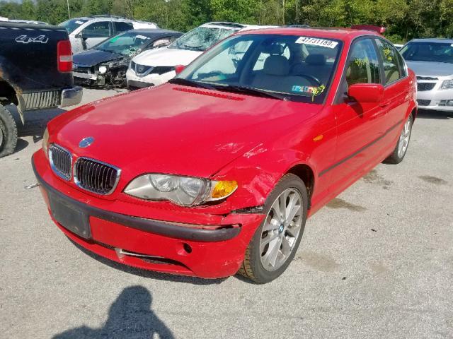 WBAEW53412PG08782 - 2002 BMW 330 XI RED photo 2