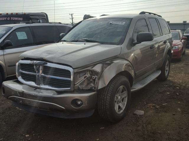 1D4HB48D74F150799 - 2004 DODGE DURANGO SL TAN photo 2