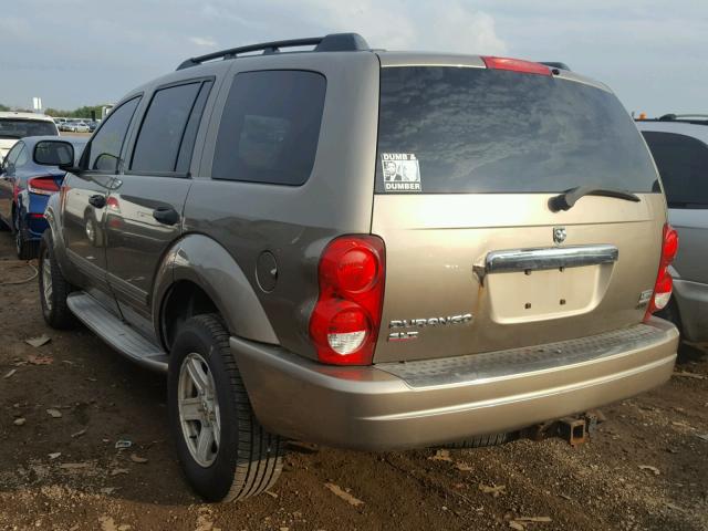 1D4HB48D74F150799 - 2004 DODGE DURANGO SL TAN photo 3