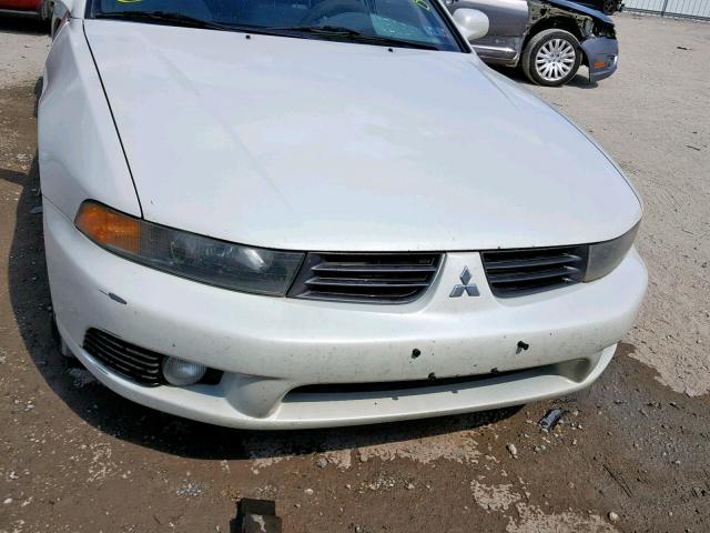 4A3AA46G32E108239 - 2002 MITSUBISHI GALANT ES WHITE photo 7