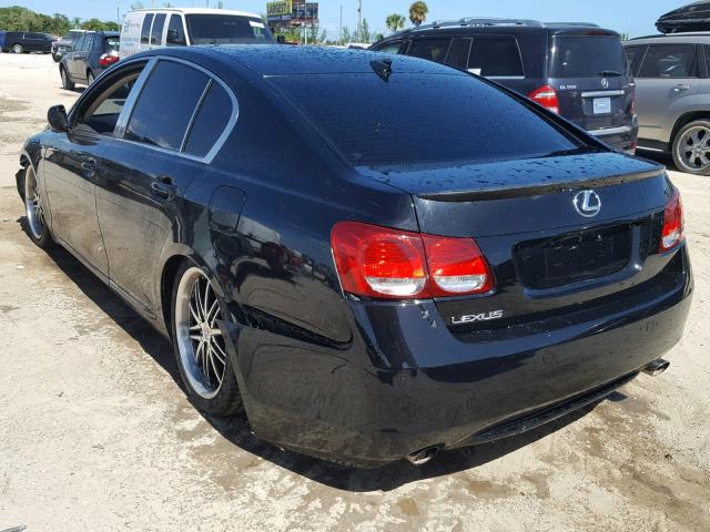 JTHBH96S765015605 - 2006 LEXUS GS GENERAT BLACK photo 3