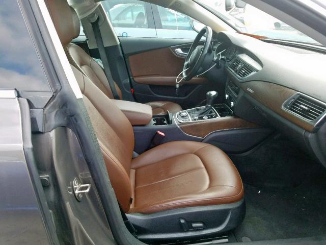 WAUSGCFC8CN002963 - 2012 AUDI A7 PRESTIG BROWN photo 5